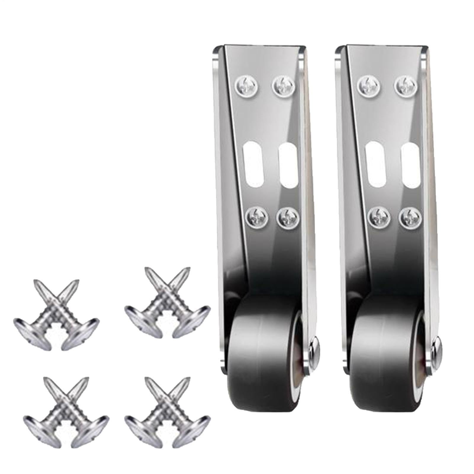 2pcs Heavy Duty Design Support Wheels, Door Support Wheel For Anti Sag Low