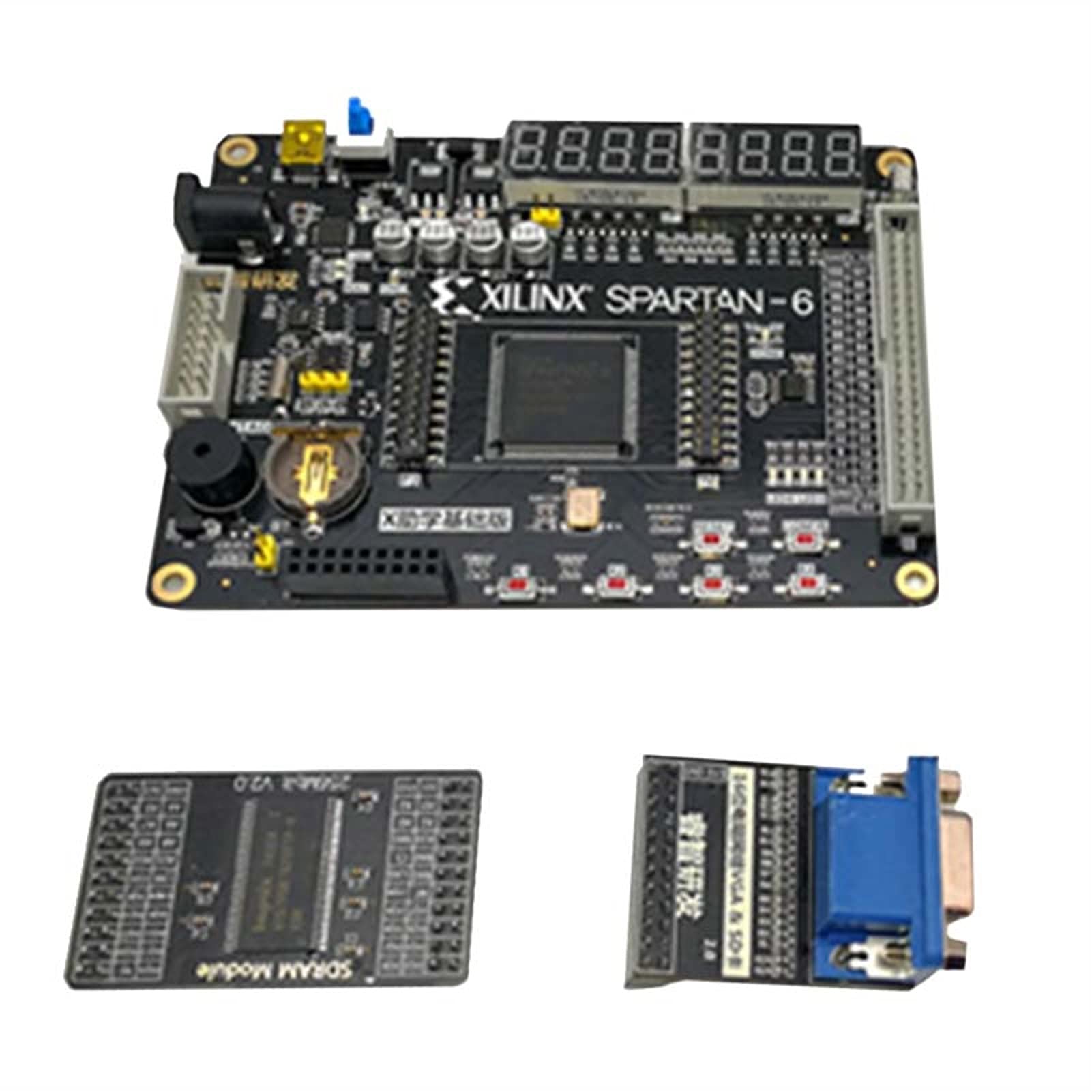 WQAZ Core board module Development Board Kit Spartan-6 XC6SLX9 Development Board + 256Mbit SDRAM + VGA Module XL012 High-precision temperature sensor