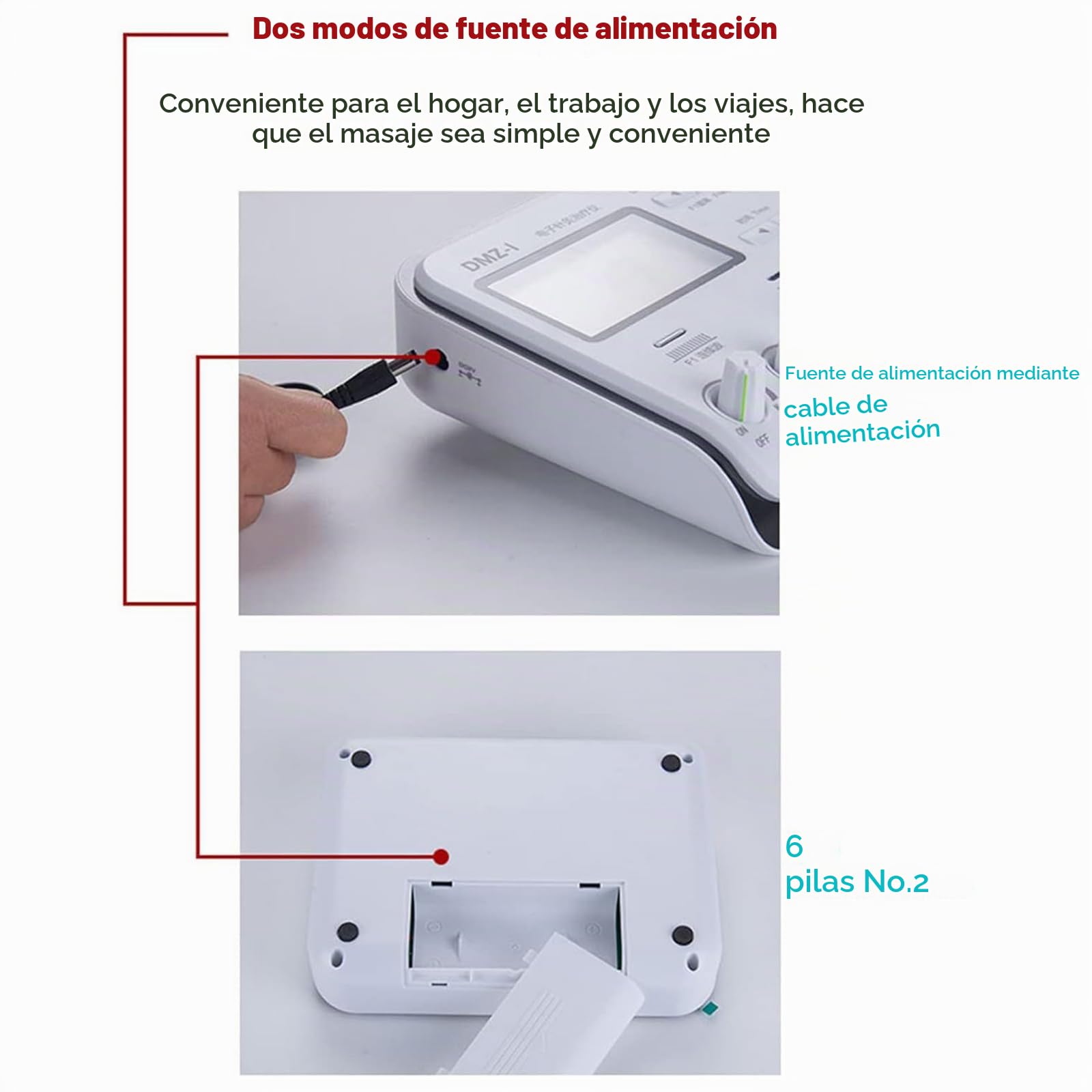 Aguja del Estimulador Muscular Eléctrico, Estimulador Muscular EMS, Máquina De Decenas Multifuncionales De 6 Canales De Salida, para Fisioterapia De Acupuntura, Equipo Masajeador