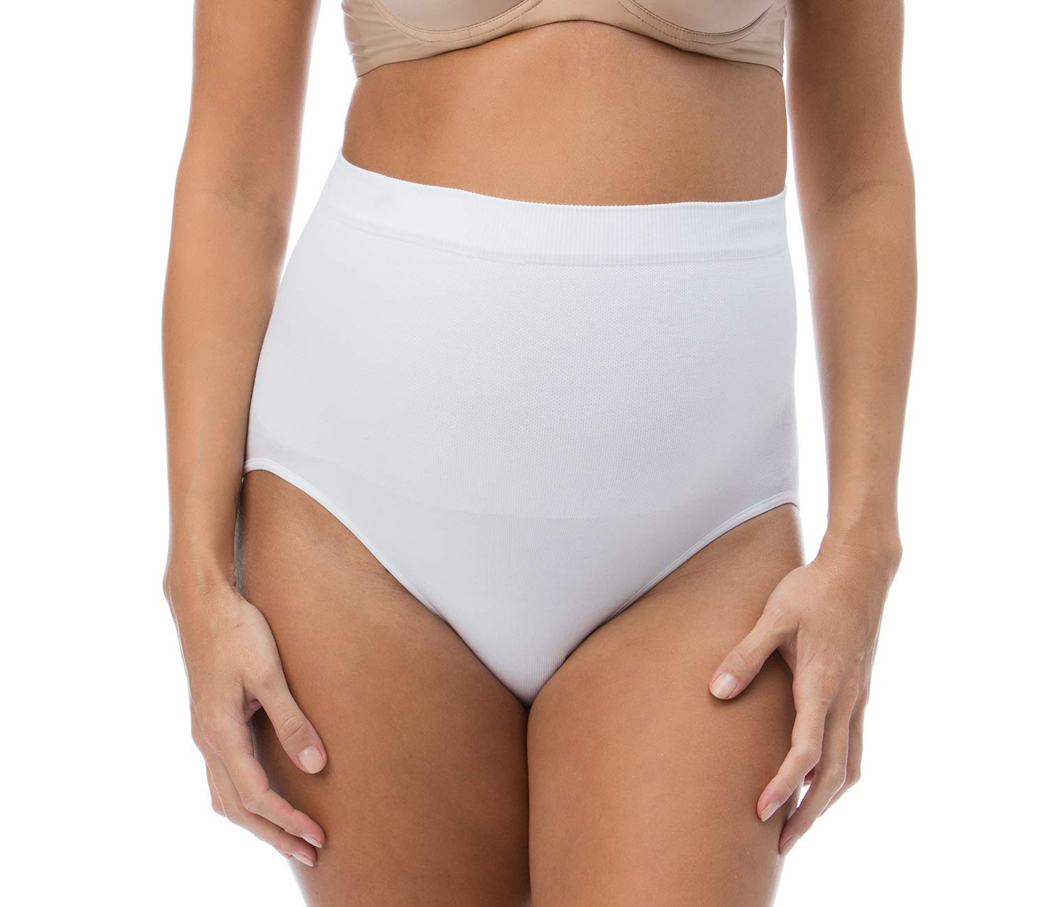 RelaxMaternity 5200 (White, XL) Cotton high-Waist Postpartum Control Knickers