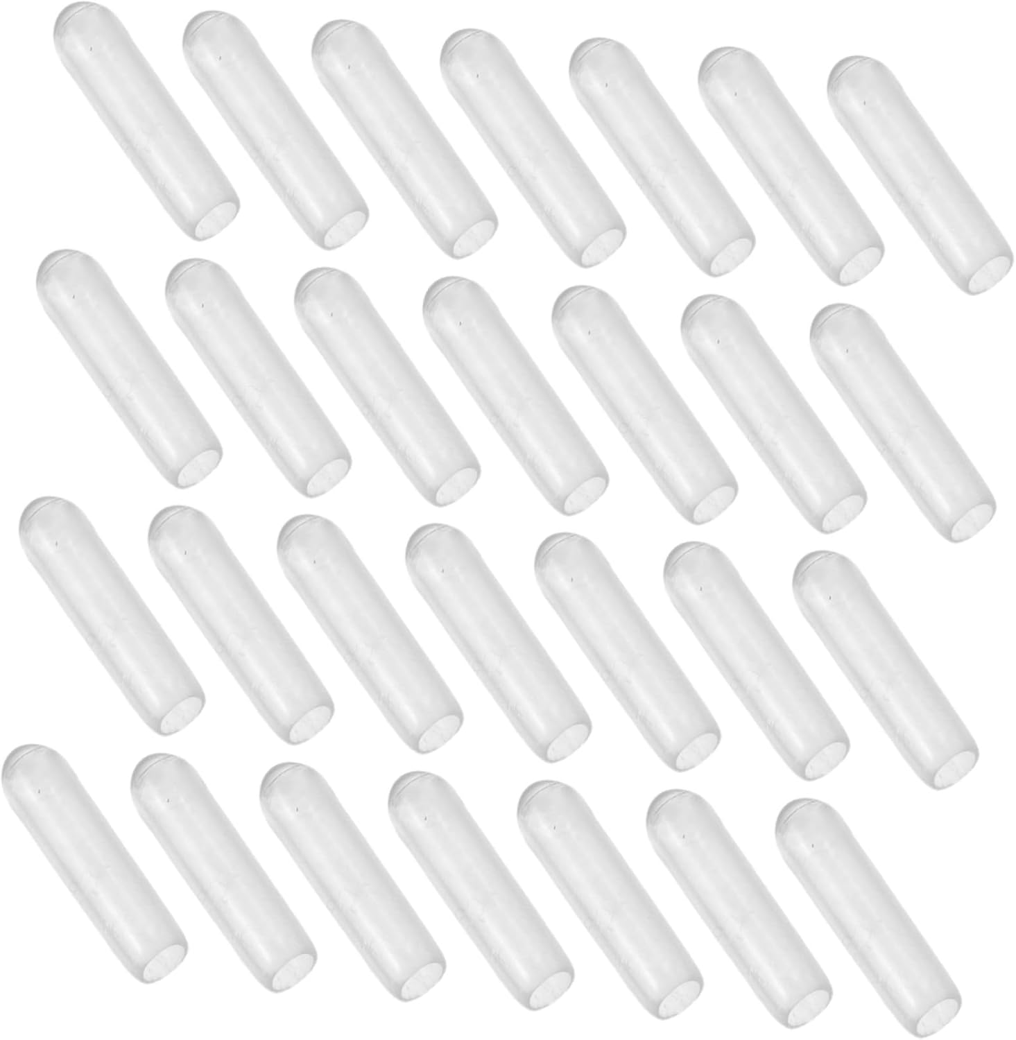 Zerodeko 200pcs PVC Hanger Hook End Tip Covers 3mm Protective Sleeves Non-Slip Coat Hanger Guards for Wire Closet Shelving and Garment Rack Hooks