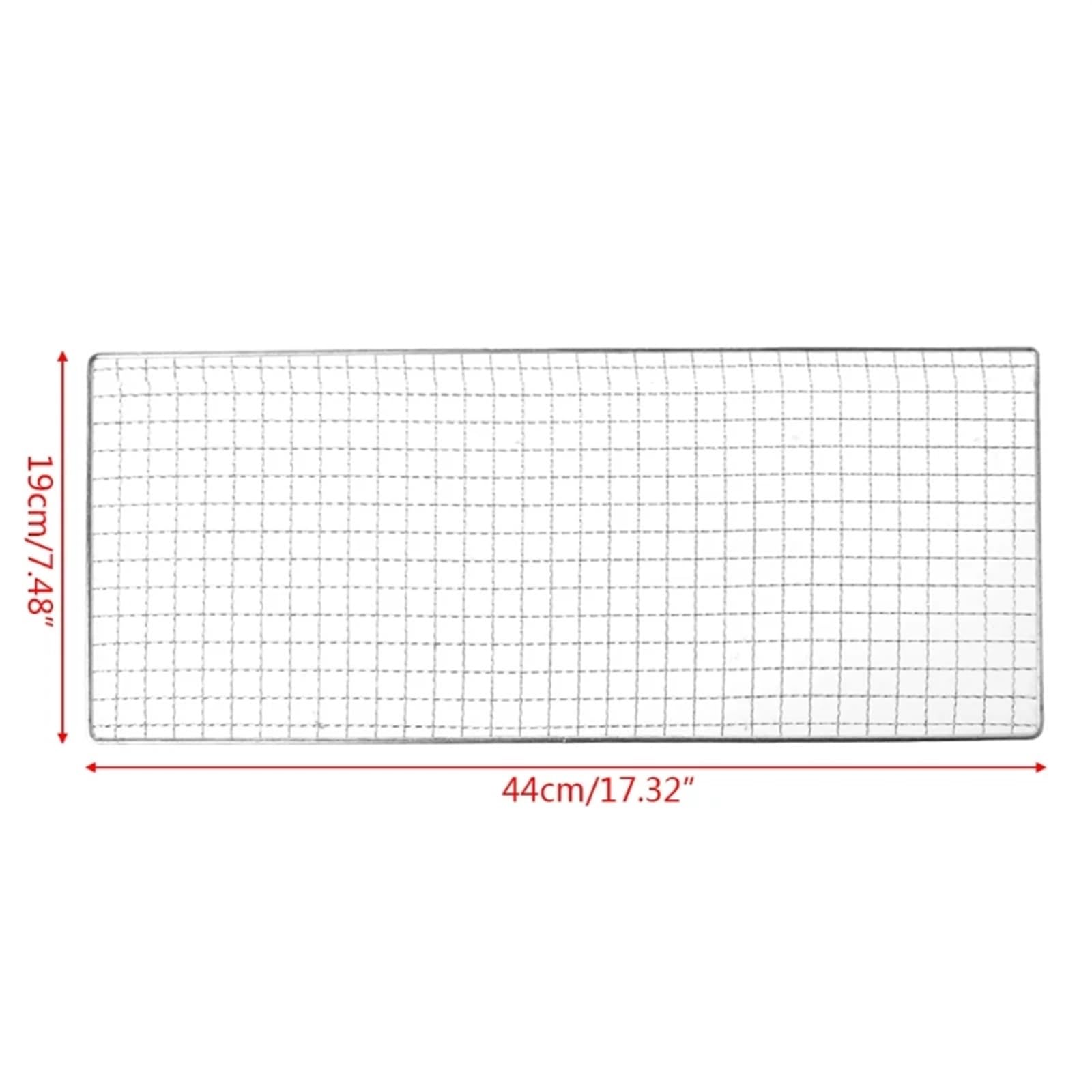 Griglia per Barbecue Griglia for Barbecue Maglie for grigliate in Acciaio Inossidabile Cucina Campeggio all'aperto Verdure Carne Pesce Frutti di Mare Cottura Strumenti for Barbecue(3)
