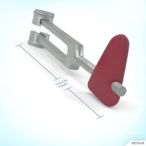 Miniatura 4 de DEXSUR Aleación de aluminio combinada de la horquilla del ajuste del martillo del reflejo del grado médico, uno 2 en 1, 256 herzios que sintoniza la