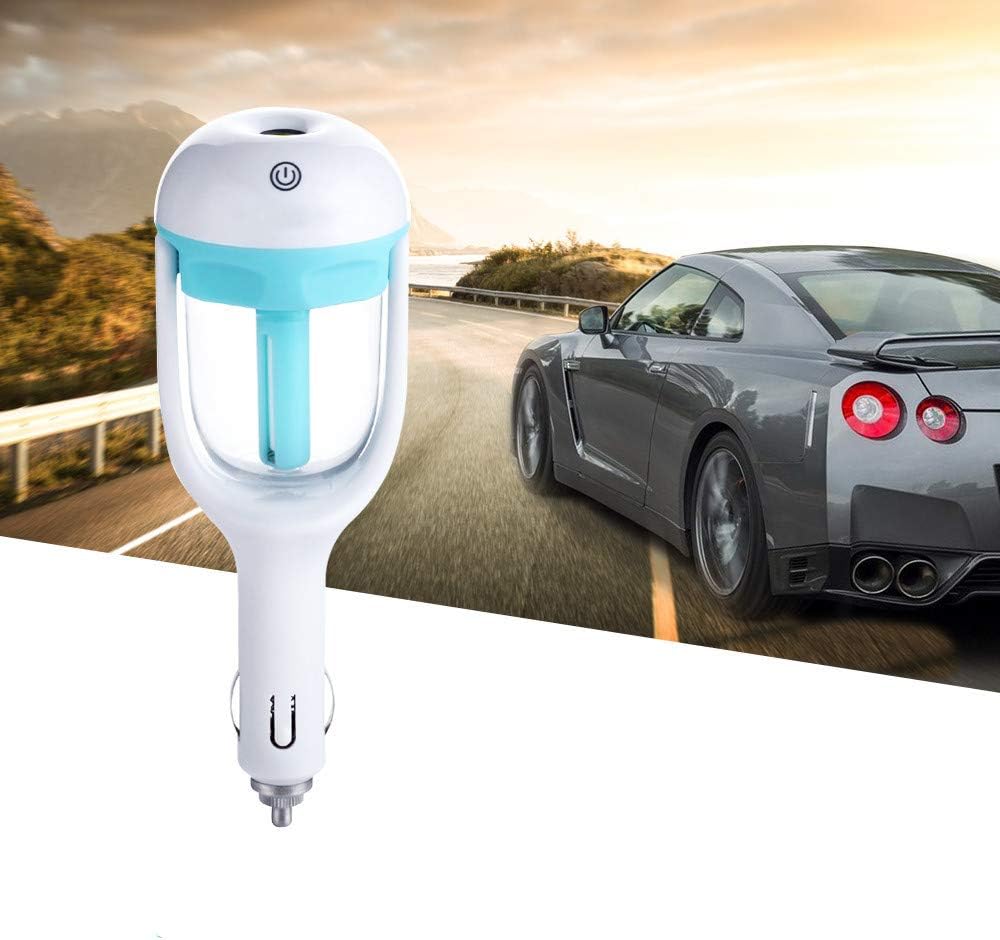 Sammiu Car Humidifier Air Refresher Purifier Aromatherapy Essential Oil Diffuser (Blue)