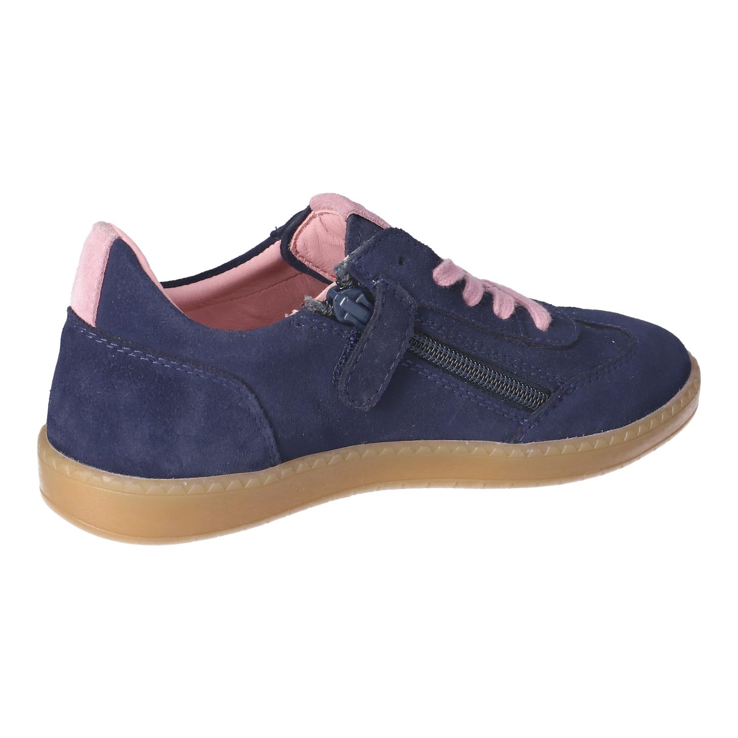 RICOSTA Mädchen Low-Top Sneaker London, Kinder Halbschuhe, lose Einlage, Sportschuhe, Freizeitschuhe, Turnschuhe, Laufschuhe, Nautic/rosa (170), 38 EU