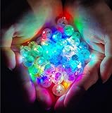 200Pcs Mini LED Ballon Lights Long Standby Time Waterproof Mini Light,Round Ball Lamp for Latex Balloon Paper Lantern Party Wedding Festival Christmas Halloween Decorative (Color)