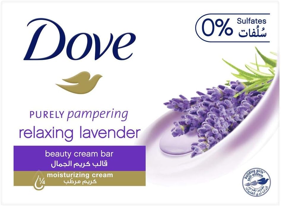 Dove Relaxing Lavender Beauty Cream Bar Soap 160g