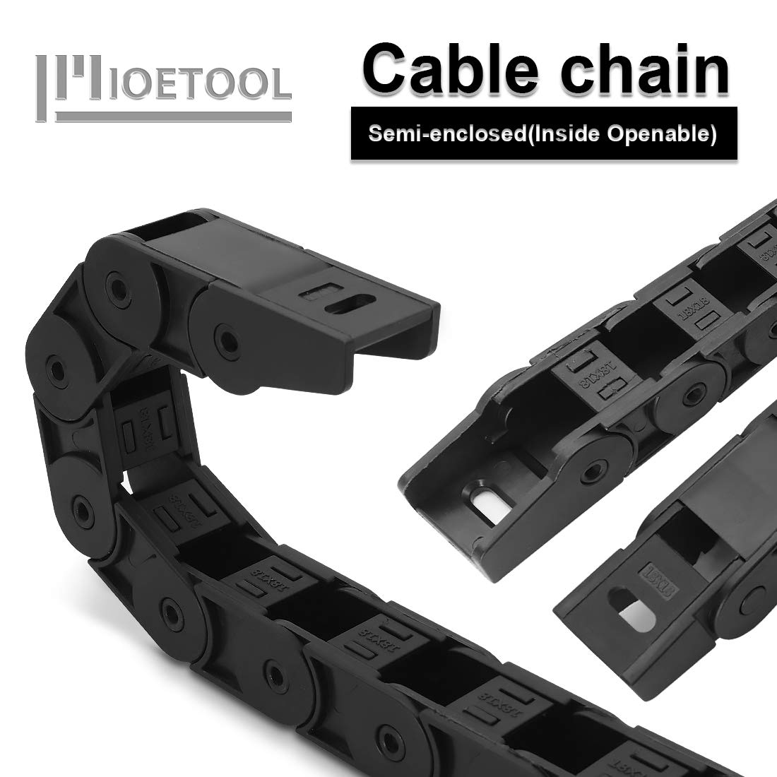 Cable Drag Chain Plastic Cable Wire Carrier Drag Chain | LMioEtool Wire ...