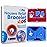 P6 Health Original Natural Anti-Nausea Relief Motion Car Sea Sickness Relief Children\'s Wrist Bands for Kids (2 Pack, Red - Blue)