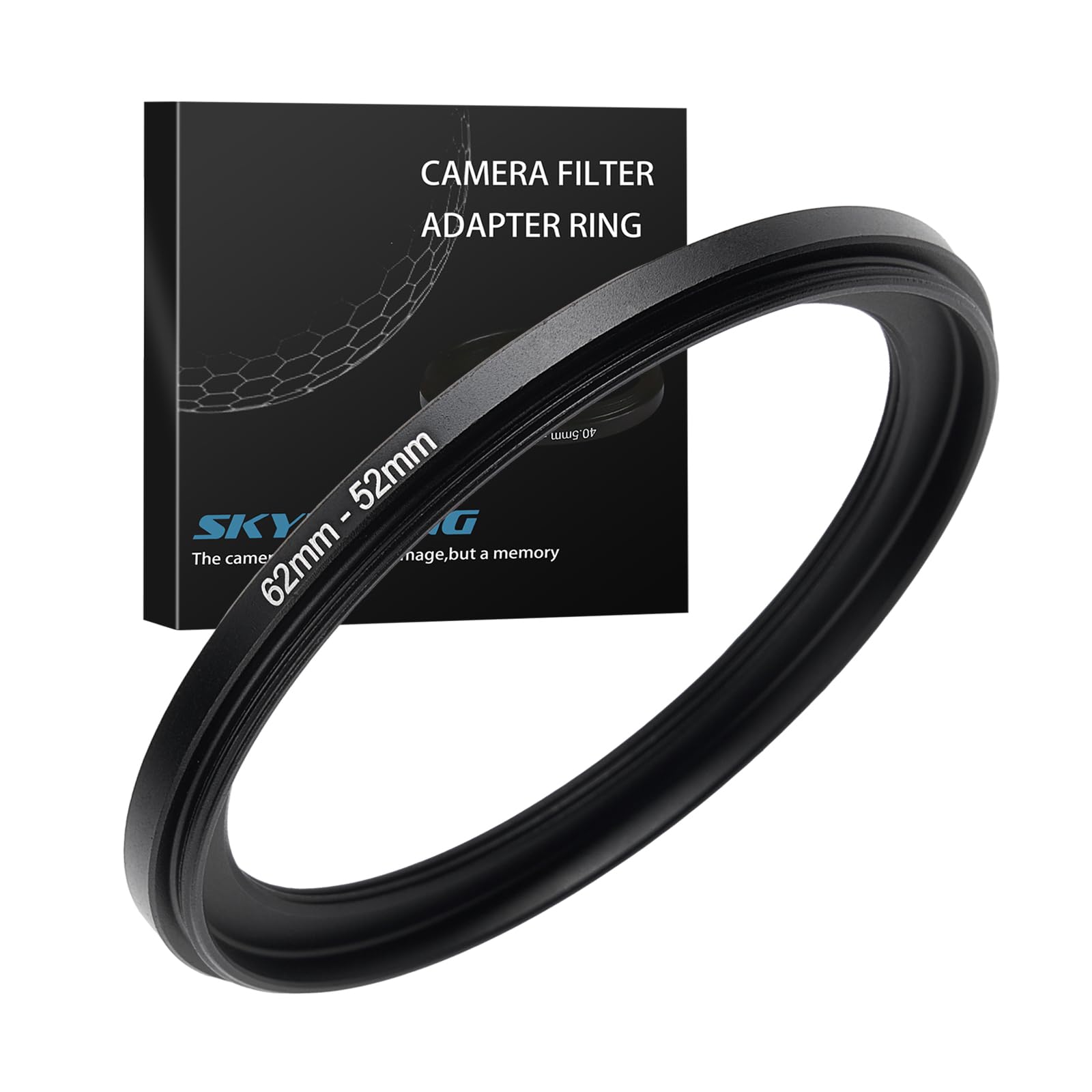62mm to 52mm Step Down Ring Filter Adapter Metal Ring Step Down Rings Adapter Filter Compatible with All 52mm UV,CPL,ND,Lens Hood,Threaded Lens ect (62mm to 52mm)
