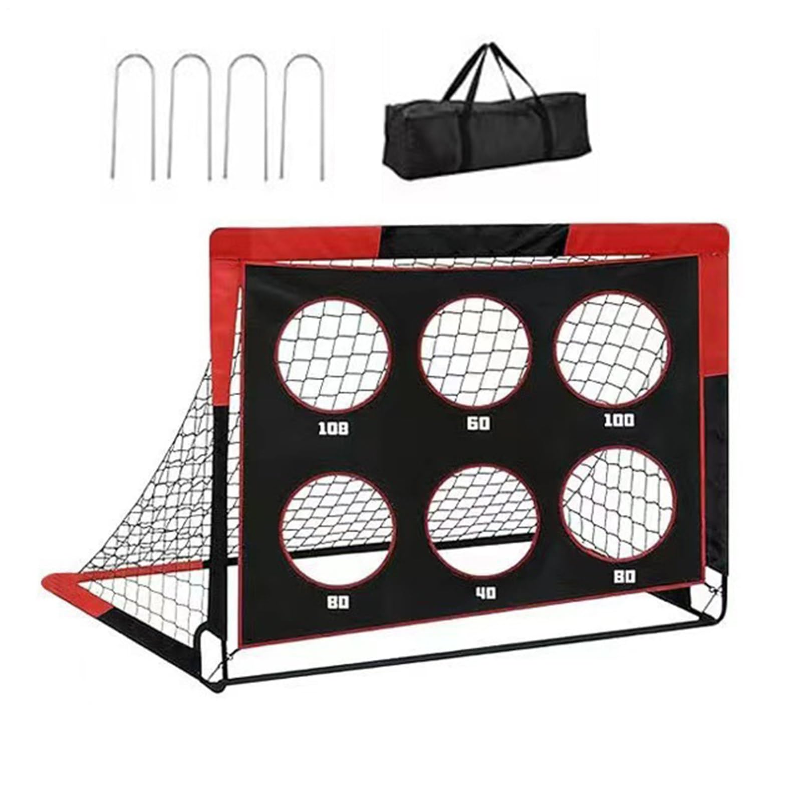 Porta Da Calcio Giocattolo Per Allenamento Con Design Pop Rettangolare | Rete Porta Calcio Pieghevole 121x91 cm Per Ragazzi, Ragazze, Sport, Allenamento, Pratica, Lancio, Festa, Giochi