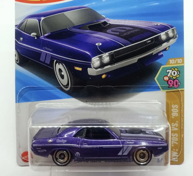 Image of hw Die-Cast 1:64 for Ages 3 and up ('70 Dodge Hemi Challenger | HW '70S VS '90S)
