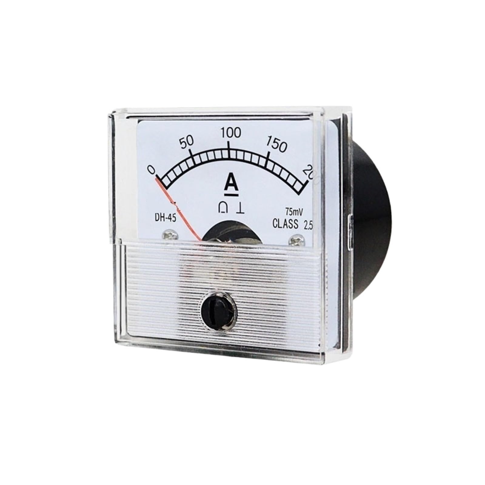 Amperometro analogico DH-45 da 1 A, 2 A, 3 A, 5 A, 10 A, 15 A, 20 A, 30 A, 50 A, 100 A, 200 A, 250 A, 300 A, 400 A, 500 A, 600 A, 800 A, 75 mV (DC 3000 A - 75mV)
