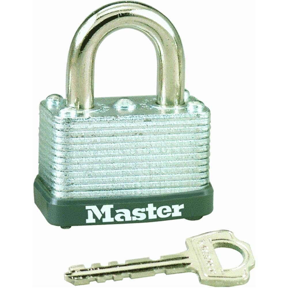 Master Lock 22T Keyed Alike Warded Padlock, 1-1/2 Inch, 2-Pack
