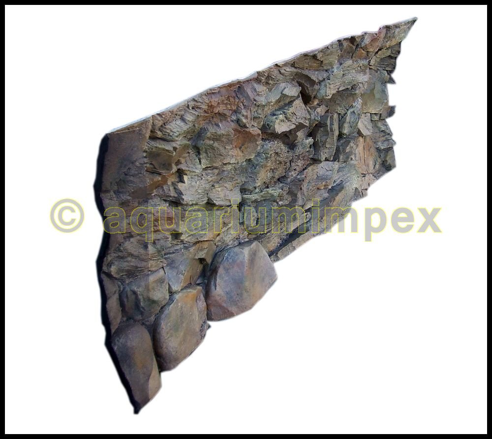 3D Aquarienrückwand 150x60 Rock
