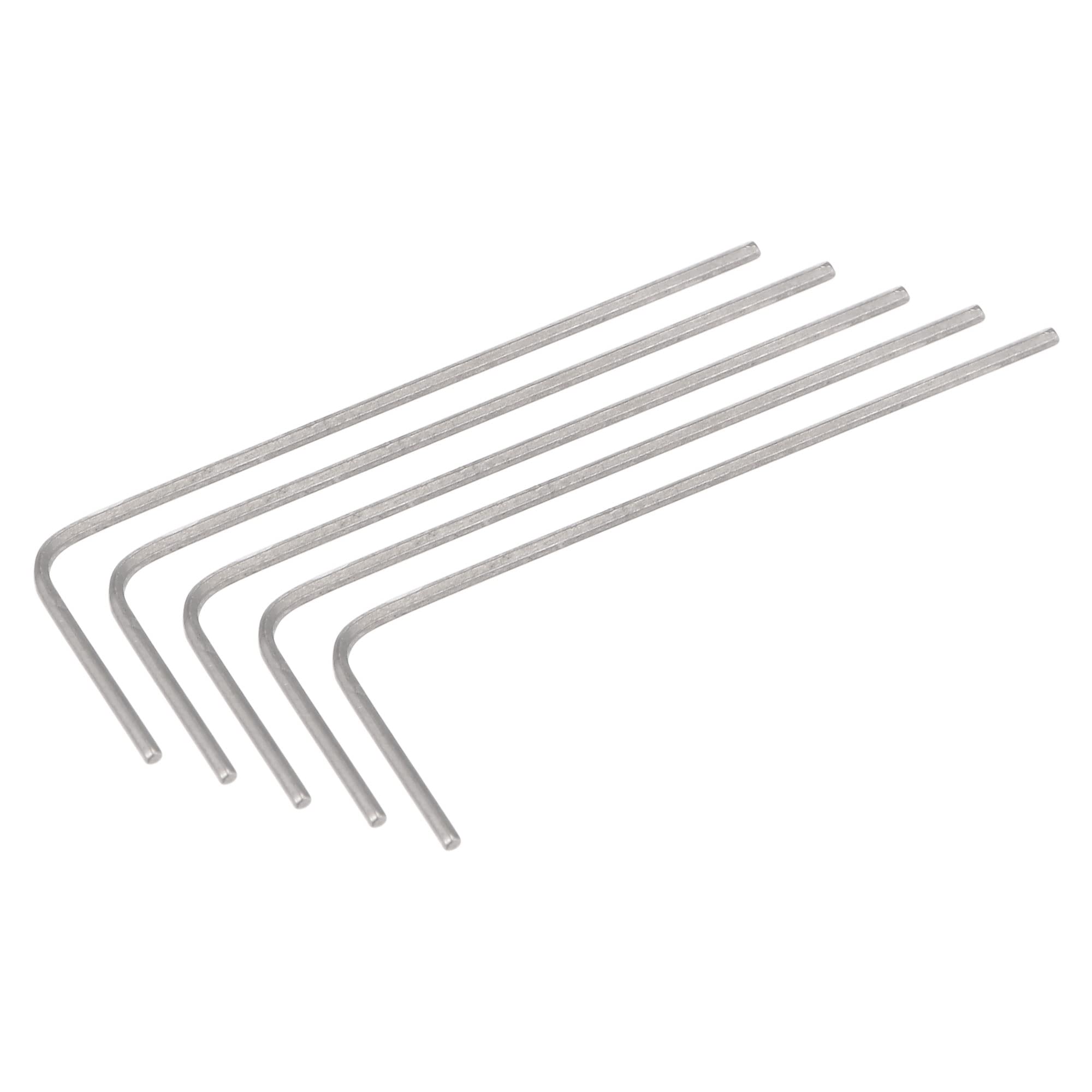uxcell 0.7mm Hex Key Wrench, L Shaped CR-V Repairing Tool 5 Pcs