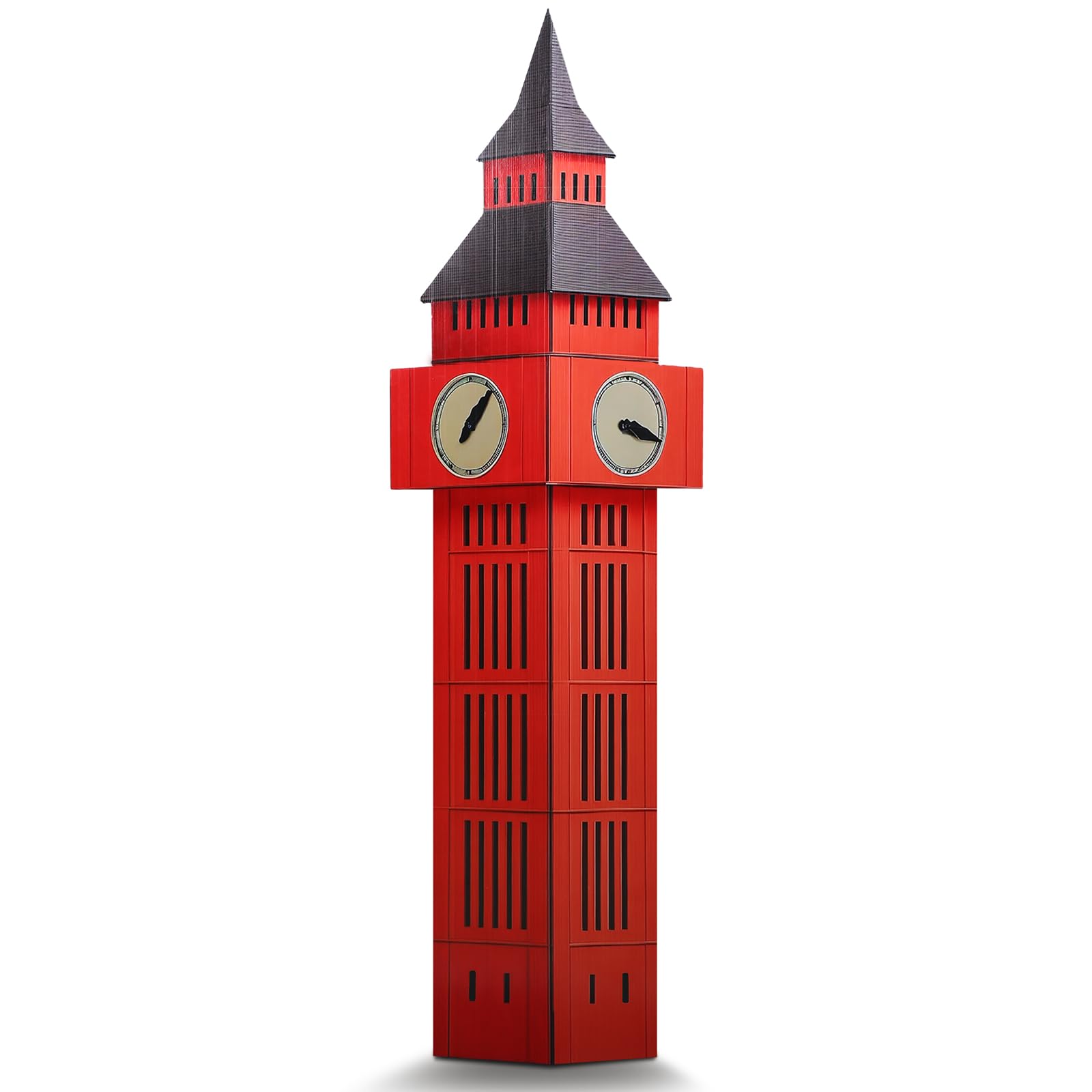 Big Ben Londres 1,8m DoubleFill décoration fête anglaise rétro