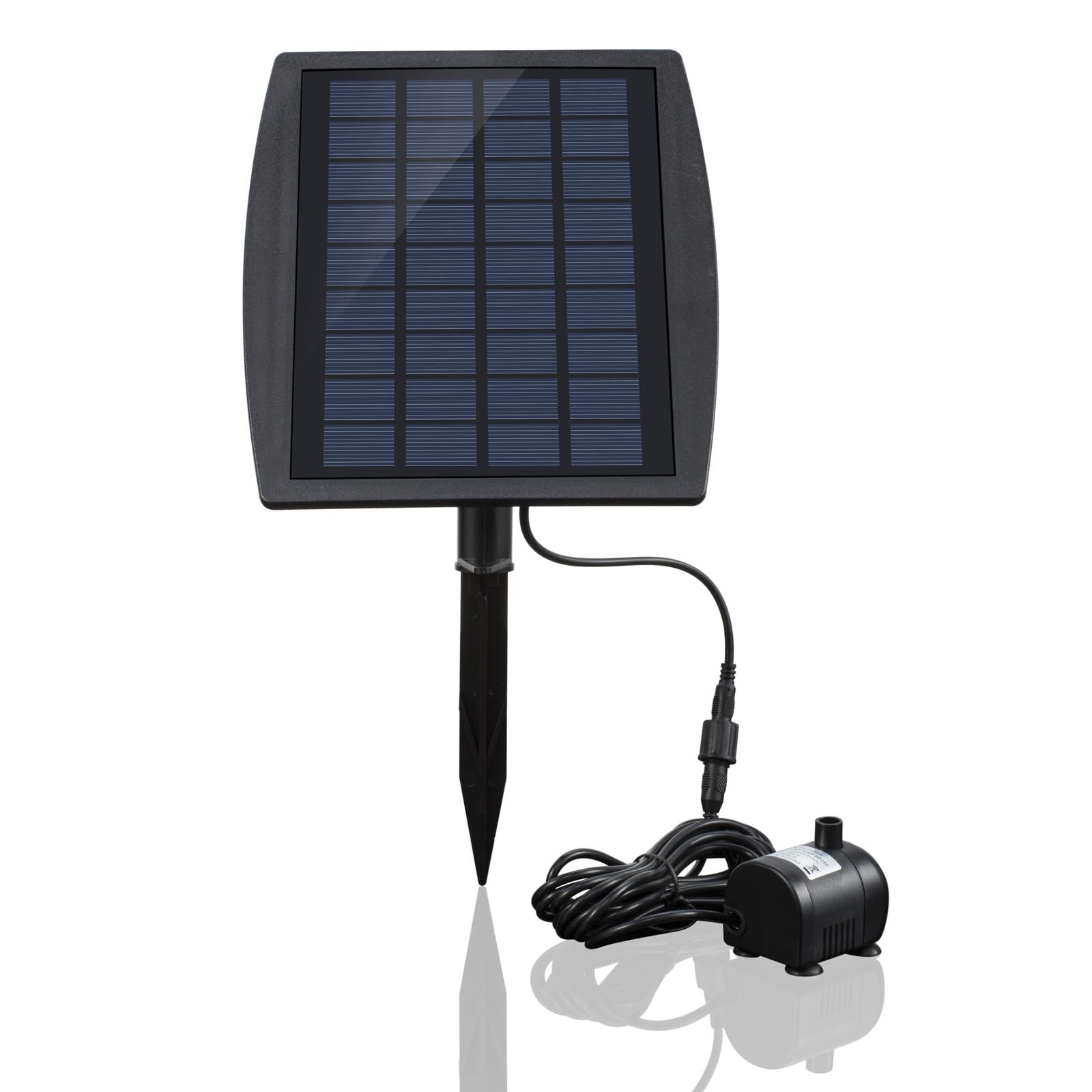 Pompe à fontaine solaire avec panneau 2,5 W pour fontaine à oiseaux pour terrasse, jardin, décoration d'aquarium MY04