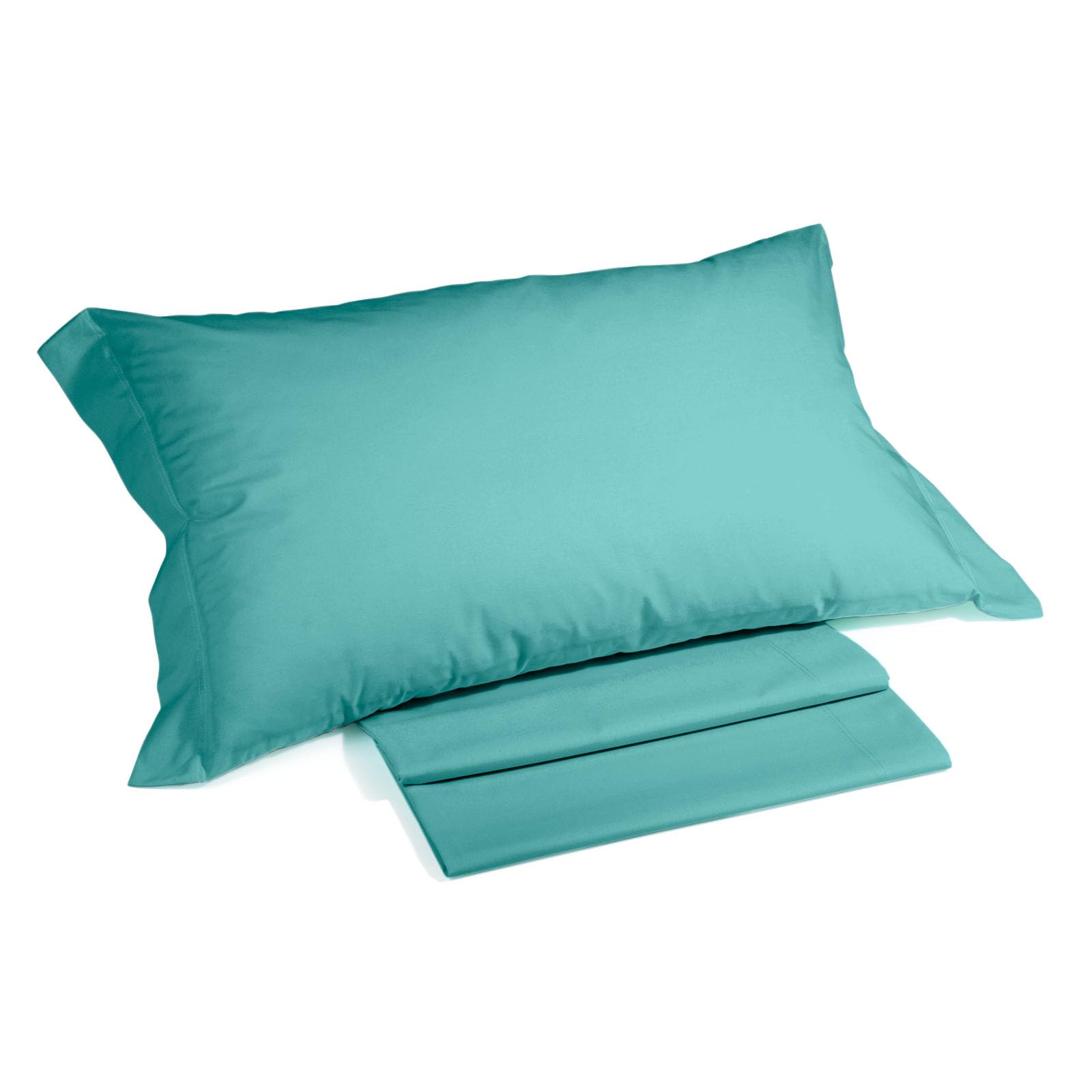 Caleffi - Juego de Sábanas Ropa Cama Algodón para Cama de Matrimonio, Color Liso, art. Colors