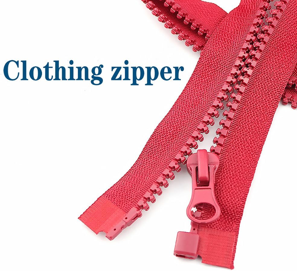 シングルエンド 5# 樹脂ジッパー 40/50/60/70/80/90/100/120 センチメートル衣服縫製プロセス (26 色)