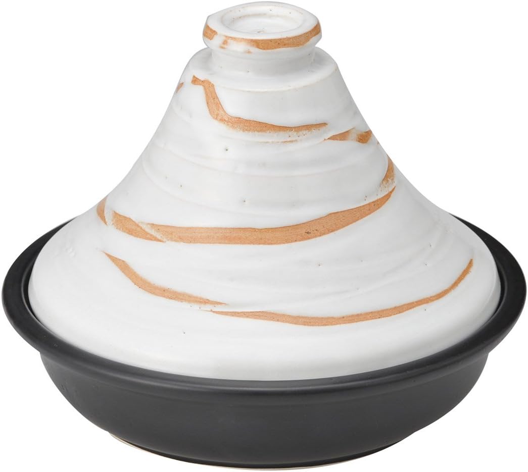 Yokkaichi 6-12773 Banko Ware Direct Flame and Microwave Compatible, Hagiglaze, Tagine Pot No. 9