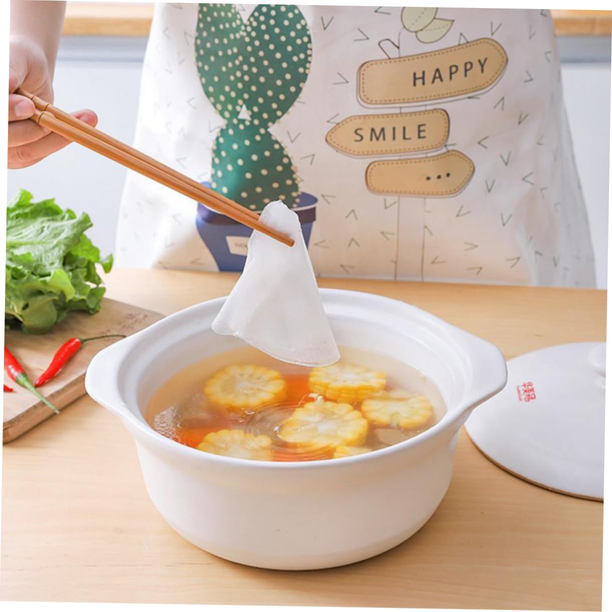 48pcs Oil Absorption Nonwoven Safe Tasteless Thin Solid Quick Oil Absorption High Temperature Resistant for Air Fryer Deep Fryer