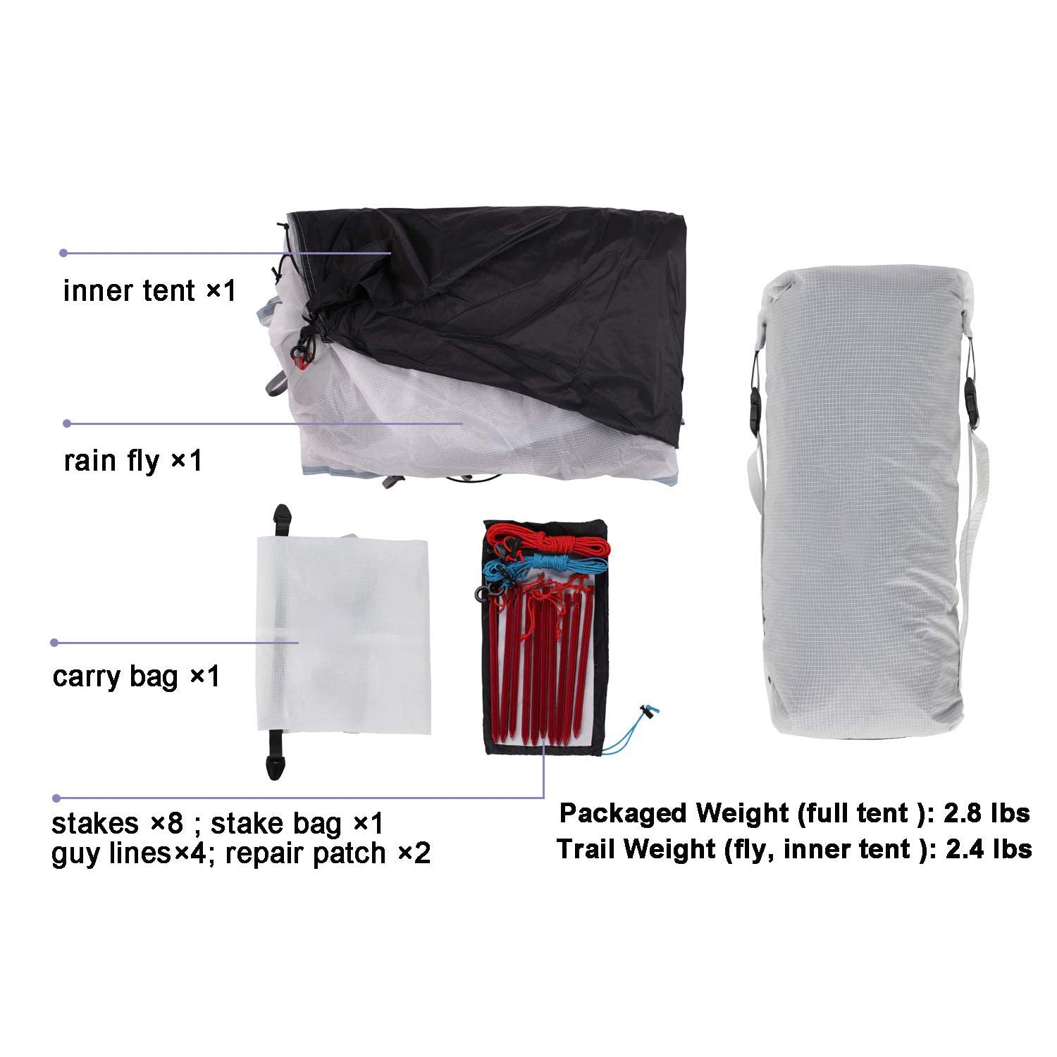 Top 5 tentes de camping ultra légères pour 1-2 personnes - Tentes de Camping