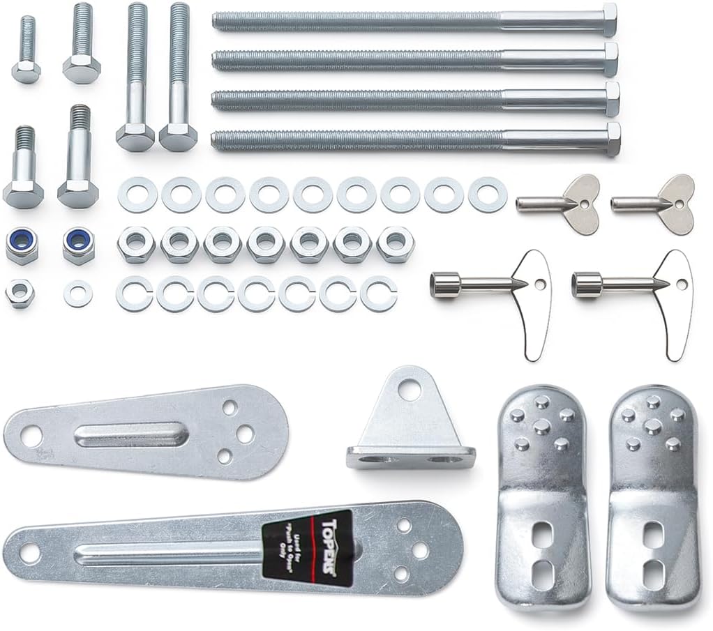 TOPENS MK01 Mounting Hardware Fasteners Bracket Release Key Set for TOPENS Swing Gate Opener Replacement