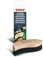 SONAX Textil+LederBürste (1 Stück) Trocken- und Feuchtreinigung von Textilien sowie zur schonenden Reinigung von Glattleder-Oberflächen | Art-Nr. 04167410