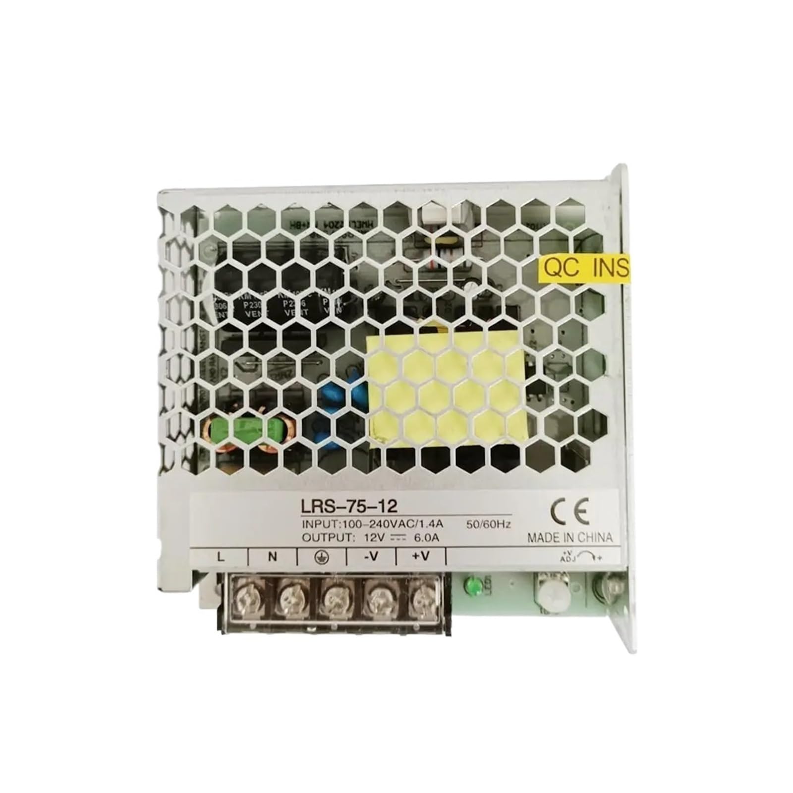 BRODEFUP LRS-75W 100-240V 1.5A Input Switching Power Supply 12V 24V Single Output Ultra Thin Transformer(LRS-75-24V 3.2A)