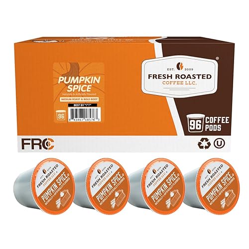 Miniatura 723 de Fresh Roasted Coffee, Peaberry de Tanzania, tostado ligero, Kosher, compatible con K-Cup, 24 cápsulas