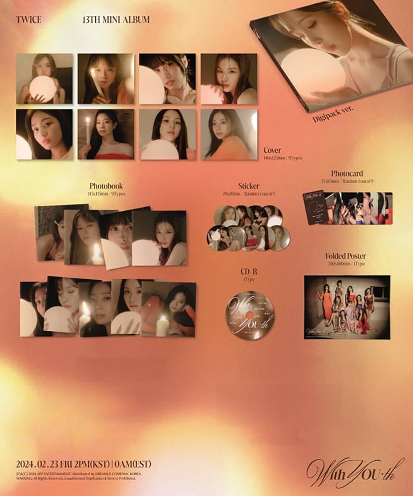 BTSアルバム、TWICEアルバムsetレアパッケージ Amazon.co.jp: Digipack Ver.【早期購入特典あり】 TWICE With