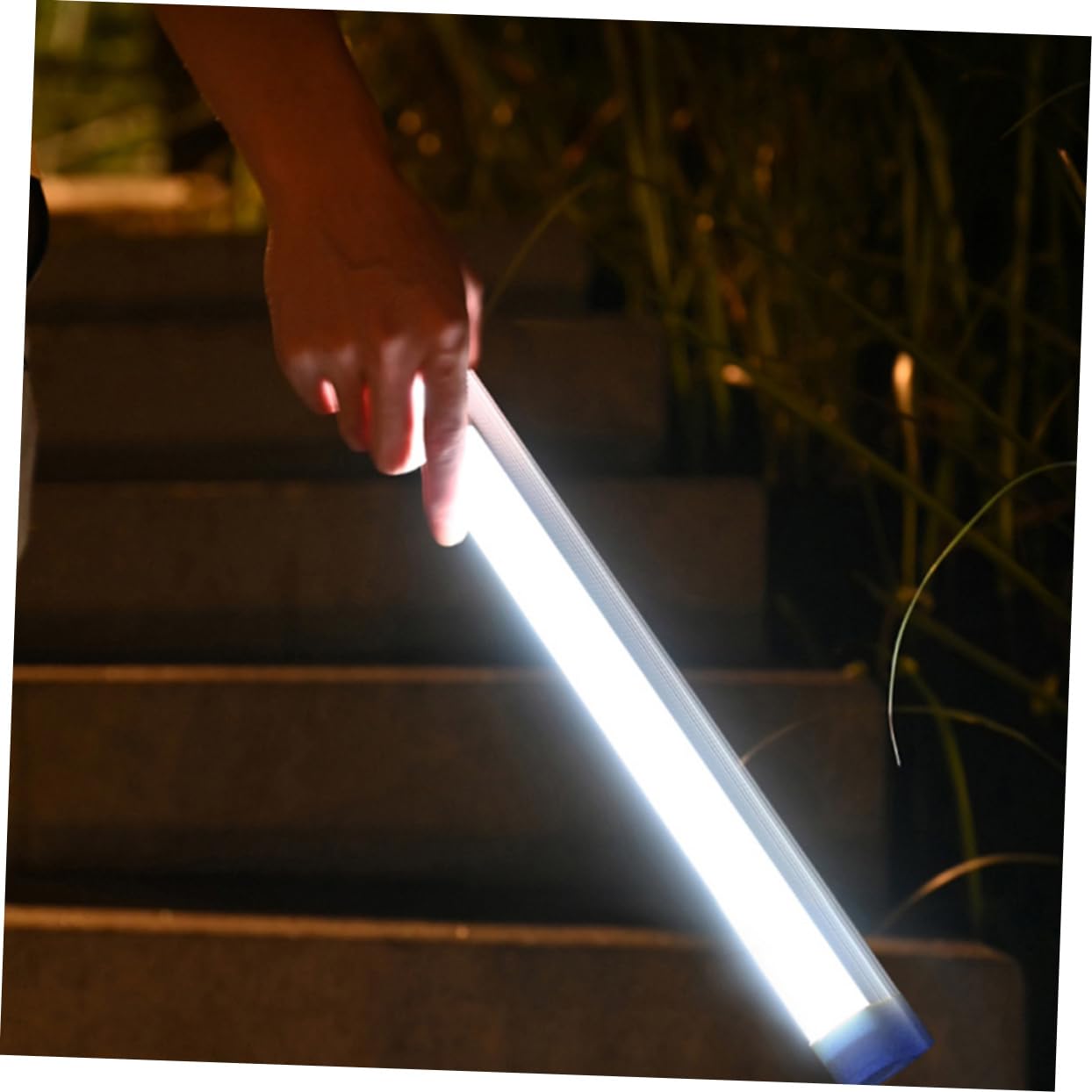 Angoily Luz Led De Emergencia Usb Recargable, Lámpara Bajo Mostrador 20w 17cm 1200ma 3 Niveles De Brillo, Luz De Armario Portátil Inalámbrica Para Interior y Cocina, Pack 2 Unidades