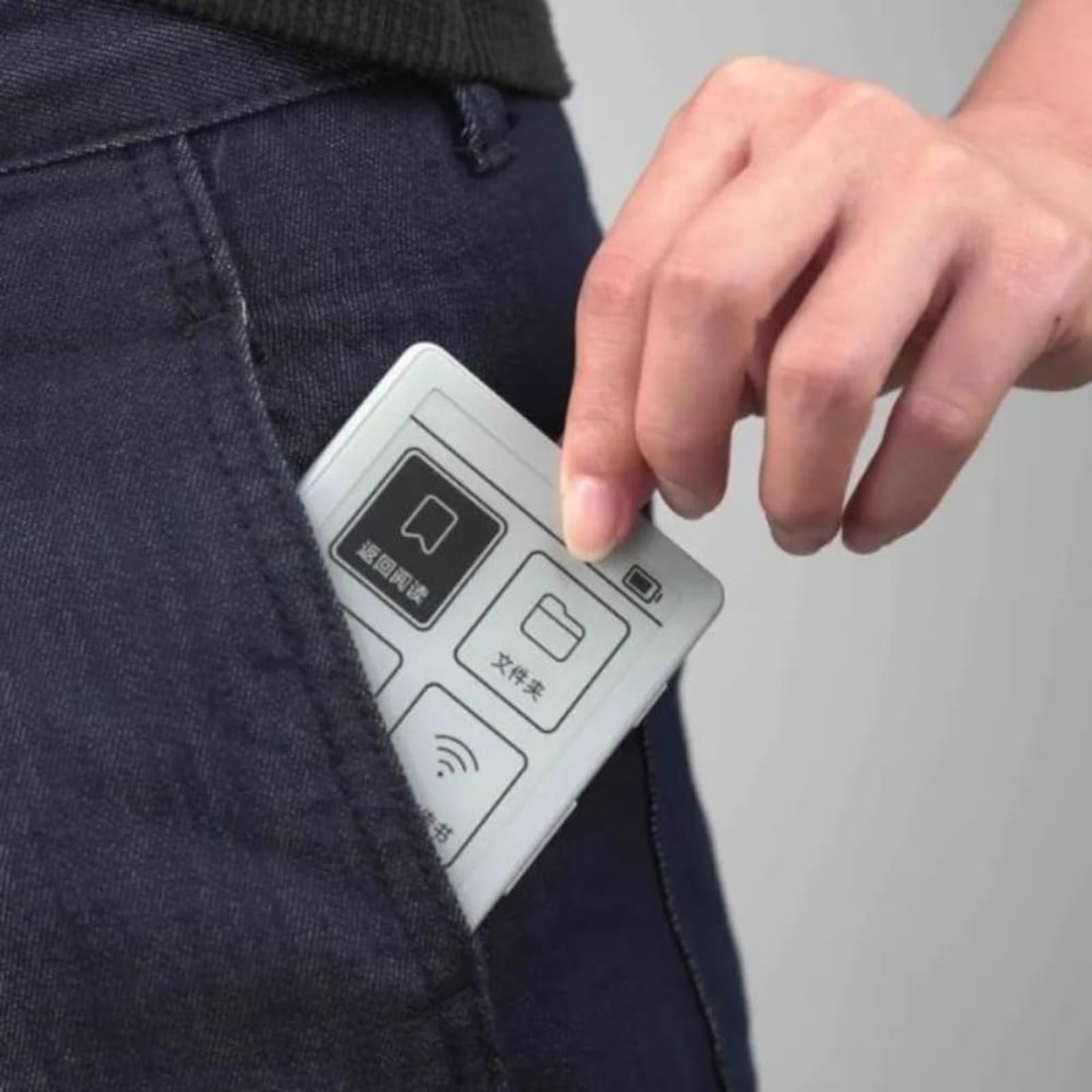 Tragbarer E Ink E-Book-Reader, kompakter Mini-Handheld-E-Reader, leichtes Taschenlesegerät für Reise und Pendeln