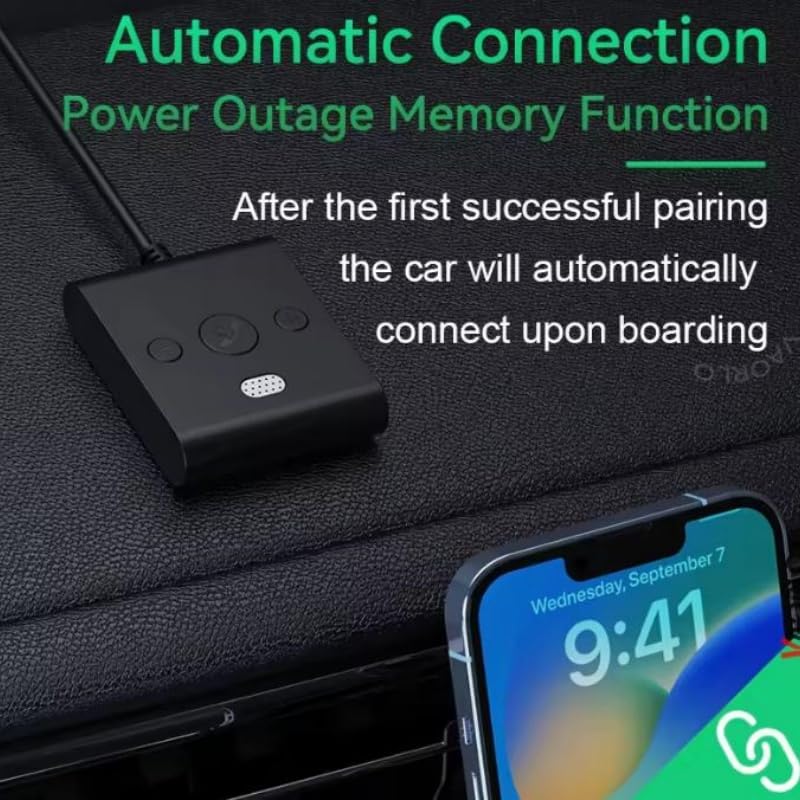 Bluetooth 5.4 Car Kit AUX Audio Receiver 3,5 mm USB U-Disk Stereo Wireless Audio Adapter z mikrofonem, rozmowy głośnomówiące, nawigacja, muzyka