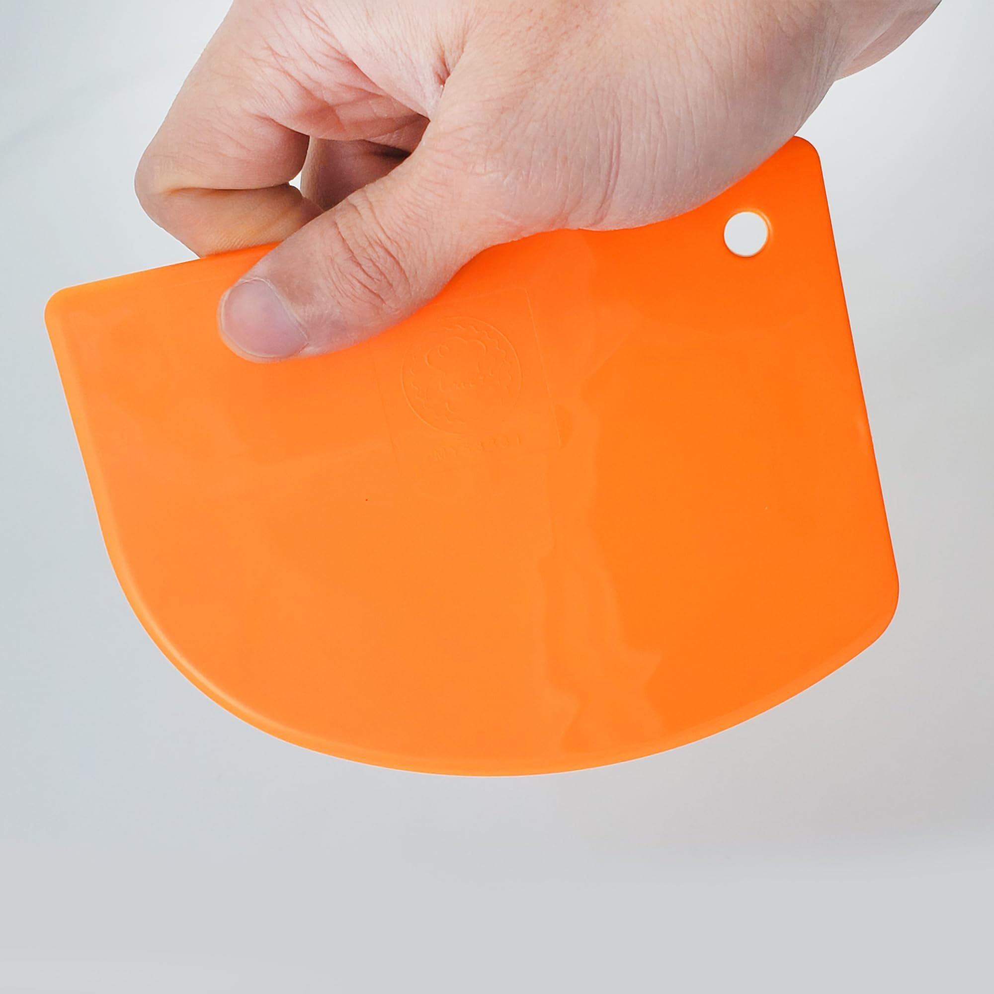 Flexible Multipurpose Dough and Bowl Scraper from BPA Free plastic 13 * 9.85 CM