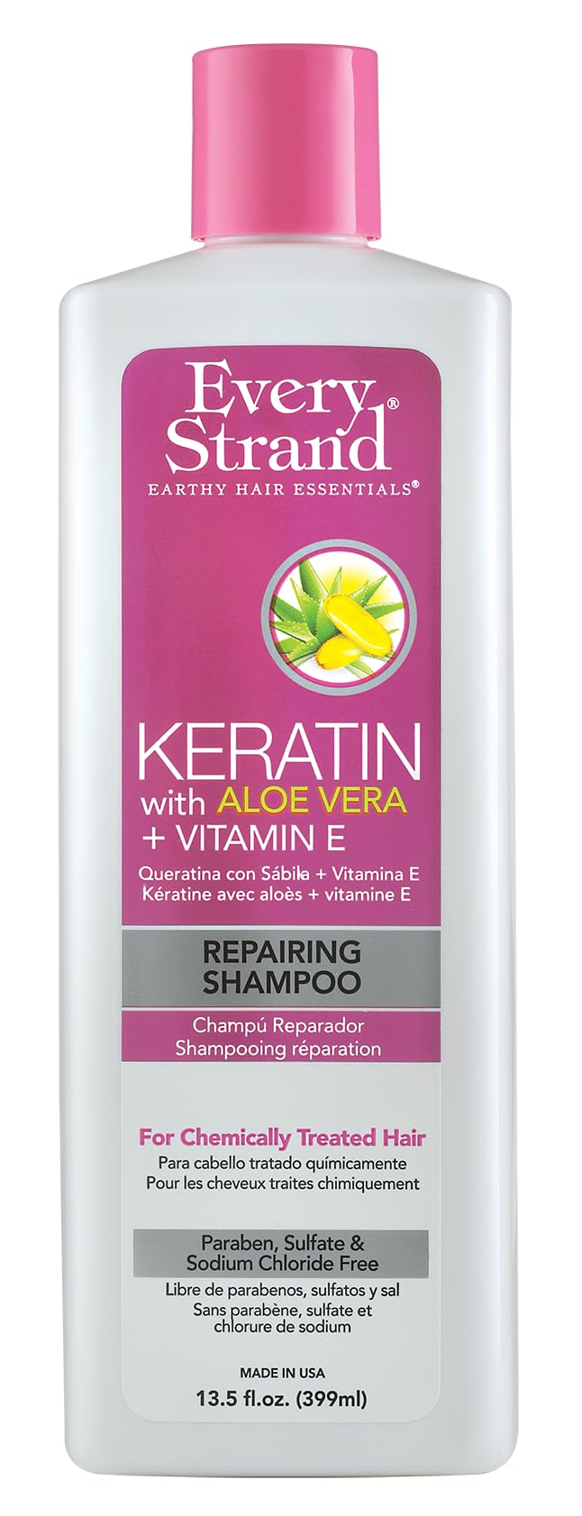 Every StrandKeratin Repairing Shampoo, 13.5 Fl Oz, 13.5 Oz