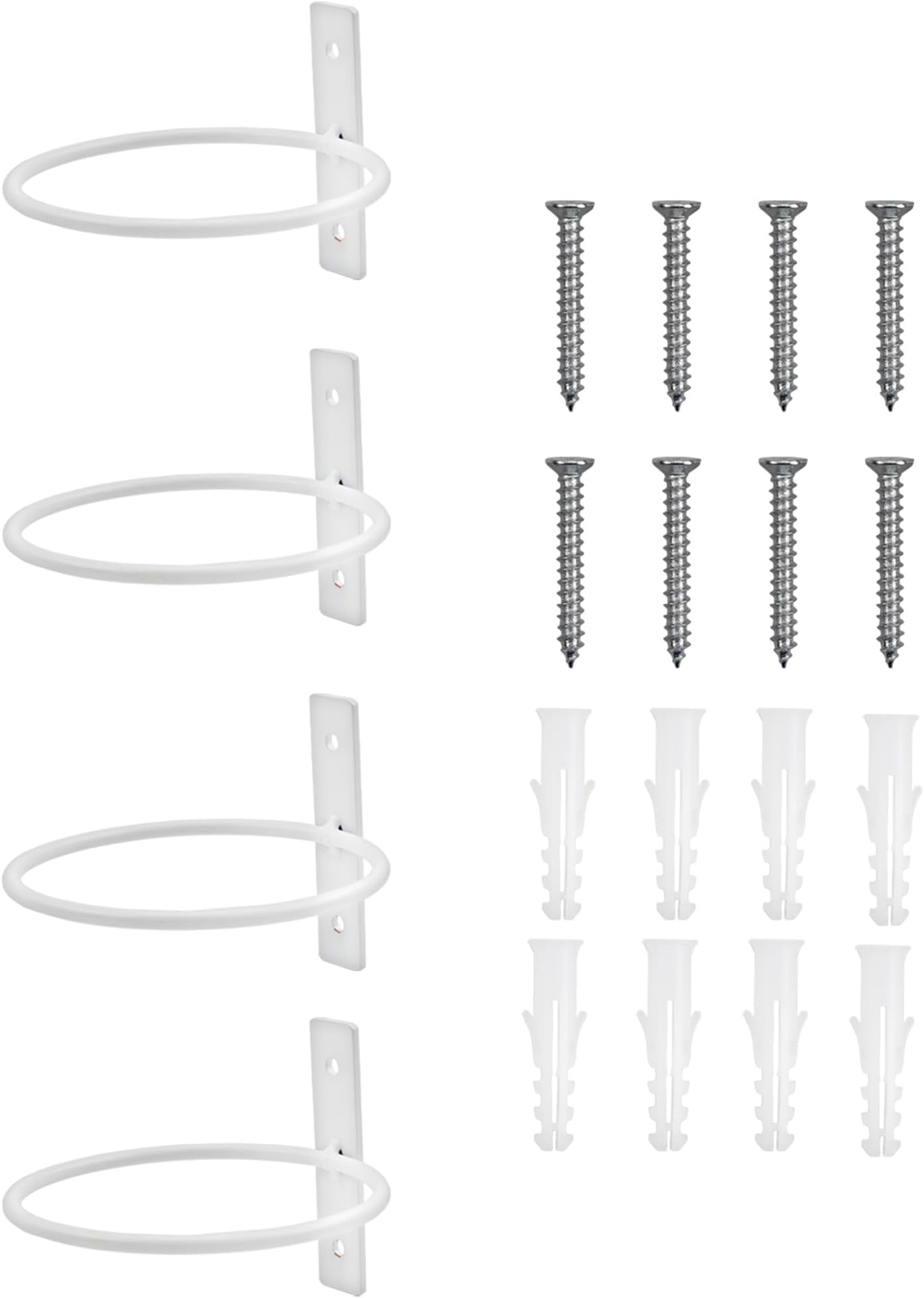 Amazon.com: M METERXITY 3 Pack Flower Pots Holder - Ring Wall Mount