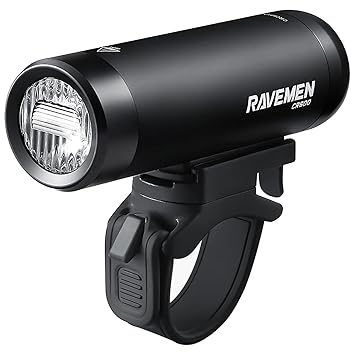 RAVEMEN CR600 Rechargeable Battery Front Bike Light