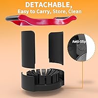 Vista 7 de Newness Cortador de manzana, [actualizado] Corta manzanas hasta el final, [grande] 16 rebanadas de divisor de manzana y pera resistente con base