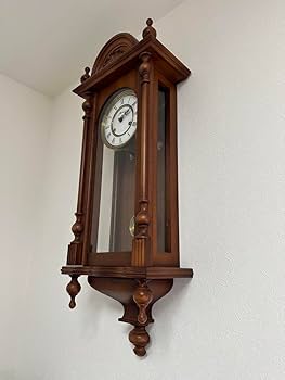 Dimple ドイツ製31 DAY アンティーク柱時計 稼働中 Dimple