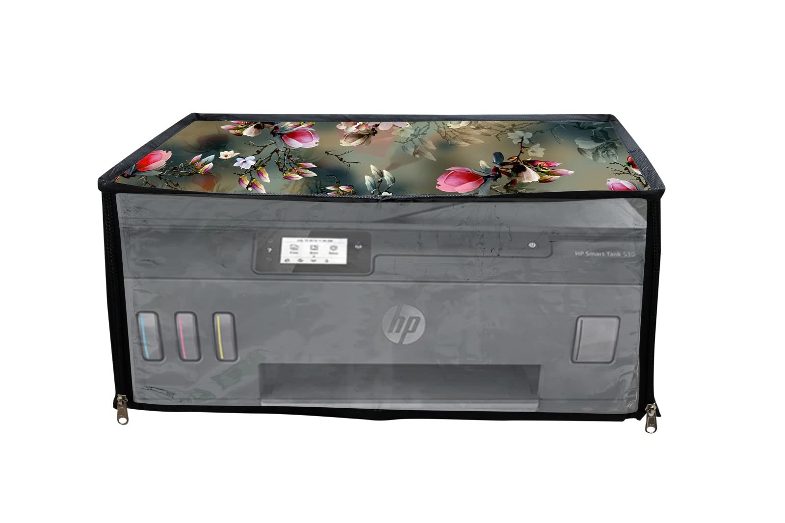 HomeStore-YEP Printer Cover for HP Smart Tank 530 Wireless All-in-One Printer with Zipper for Dust Protection Green Flower (B0C4V7GB6T) Amazon Price History, Amazon Price Tracker