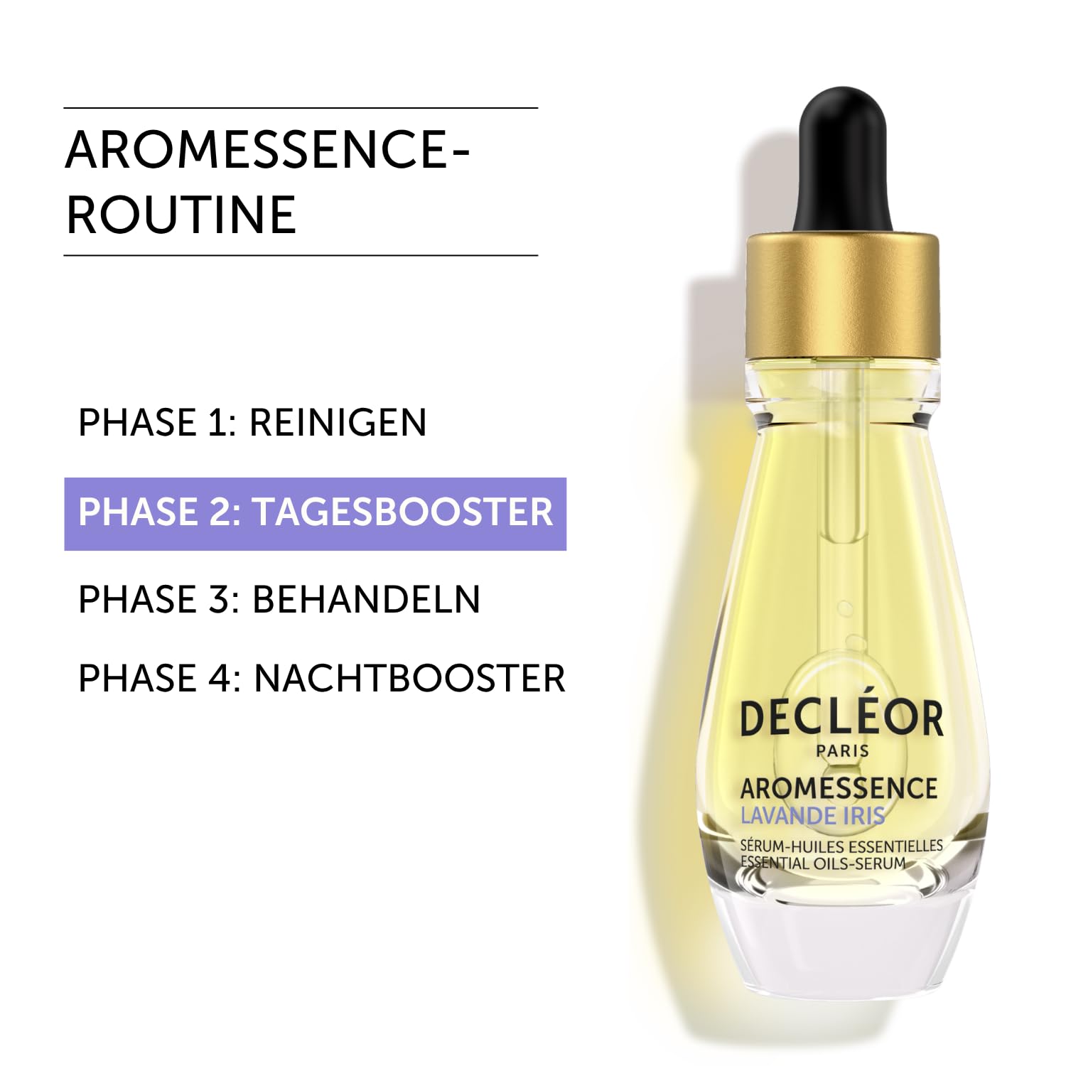 Decléor Aromessence Lavande Iris straffendes Anti-Aging-Gesichtsserum mit ätherischen Ölen – Intensive Pflege mit ätherischen Ölen zur Glättung von Falten sowie zur Straffung und Revitalisierung der