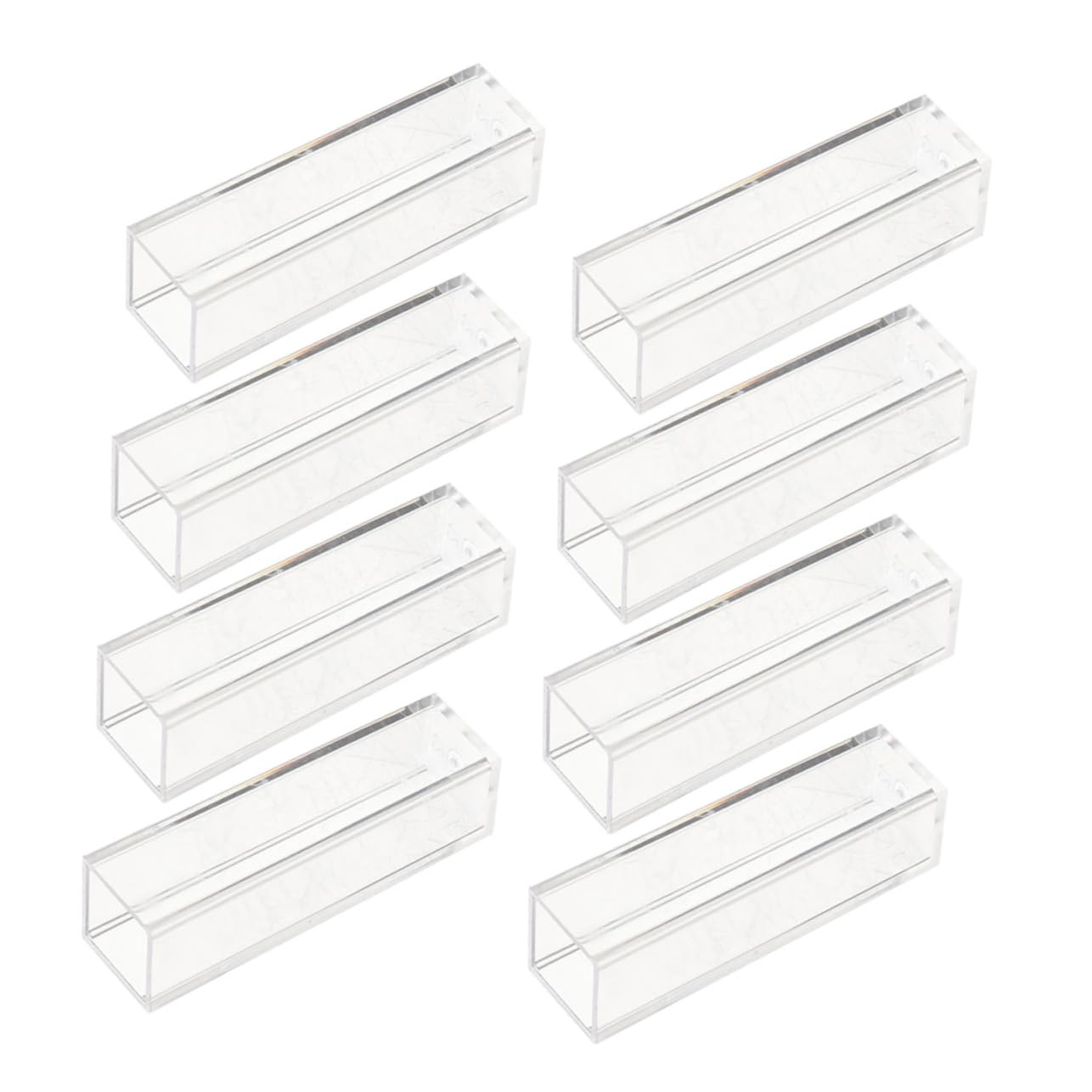PRETYZOOM 3 Set Cuvetta Di Plastica Cuvette Trasparenti Cuvette in Plastica Trasparente Cuvette Professionali Piccole Cuvette Minicuvette Cuvette Precise Cuvette Di Plastica 8 Pezzi*3