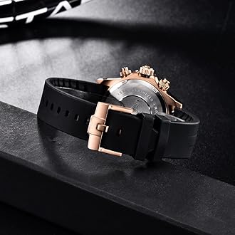 Pagani Design Men's Quartz Watch Simple Style High Precision Chronograph Waterproof Ceramic Bezel Stainless Steel Chain