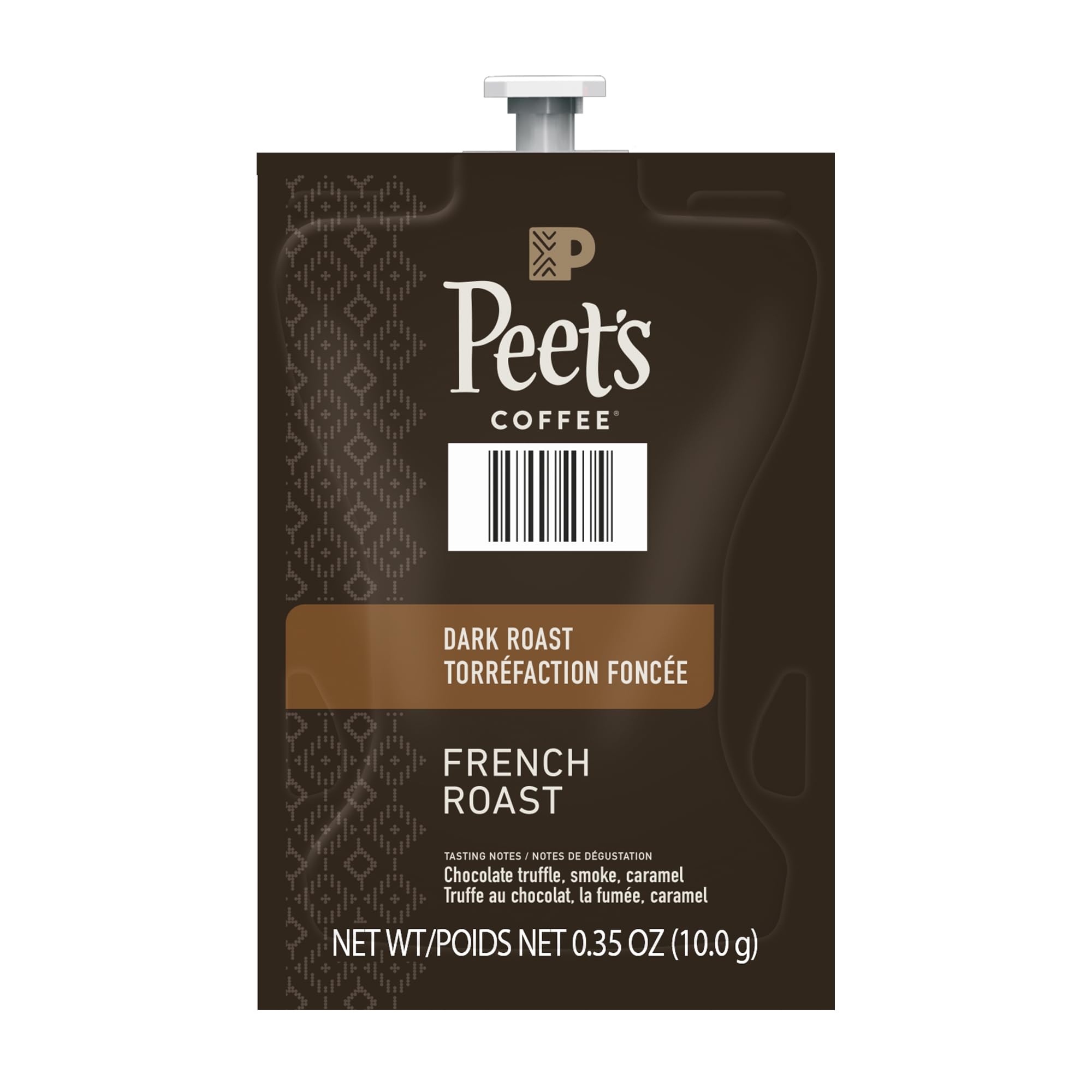 PEET'S COFFEE French Roast Single Serve Freshpack for MARS DRINKS FLAVIA Brewer, 18 Packets