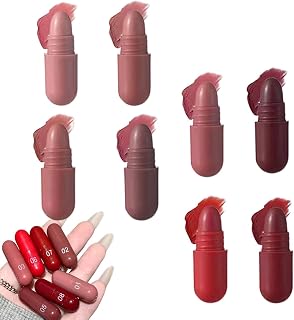Travel Lipstick Set - 8 Color Mini Lipsticks With Balm | Long Lasting Matte Lip Gloss Stick For Girls Women Teens Bridal Party Wedding Everyday Summer Home Use