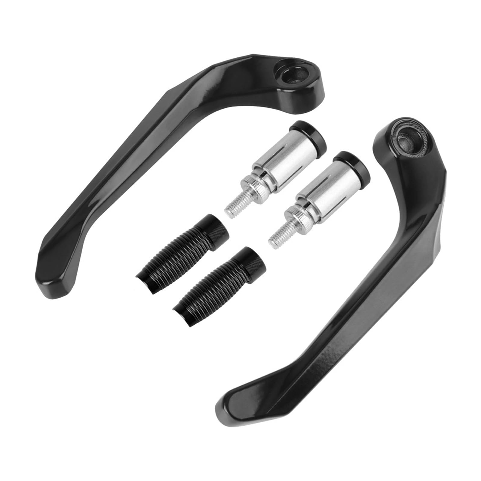 Lbcsrmh Black Motorcycle Brake Clutch Lever Protector Universal Protectors Handguards 2Pcs Protector Brake Clutch Levers Guard Protector Motorcycle Hand Guards Handlebar Lever Guard