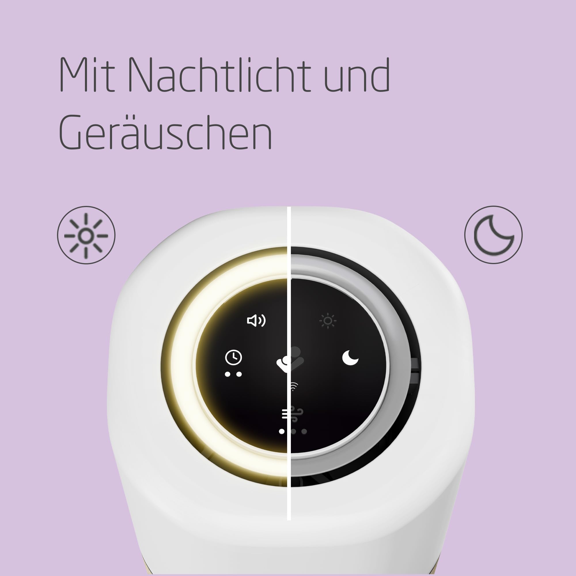 Maxi-Cosi Clean 3-in-1 Baby Luftreiniger HEPA (H13), Luftreinigungsfilters (3x) Bundle - Air Purifier Anti-Allergiker + Luftreinigungsfilters, Entfernt 99,97% an Staubpartikel und Allergenen, Weiß