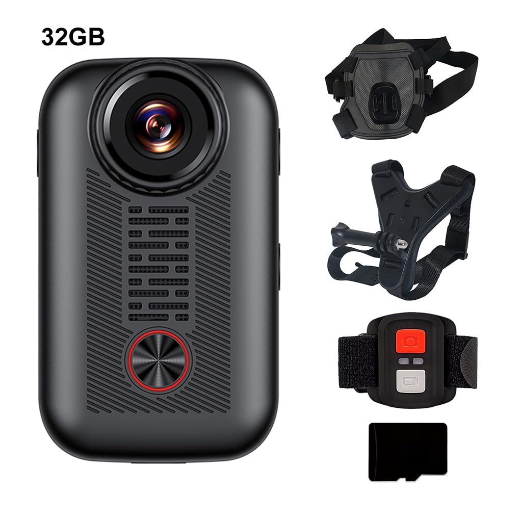 Mini caméra pour Animaux de Compagnie, pour capturer Les Aventures Quotidiennes des Animaux de Compagnie, Collier sans Fil, caméra avec d'action, WiFi, 32 Go, Combinaison